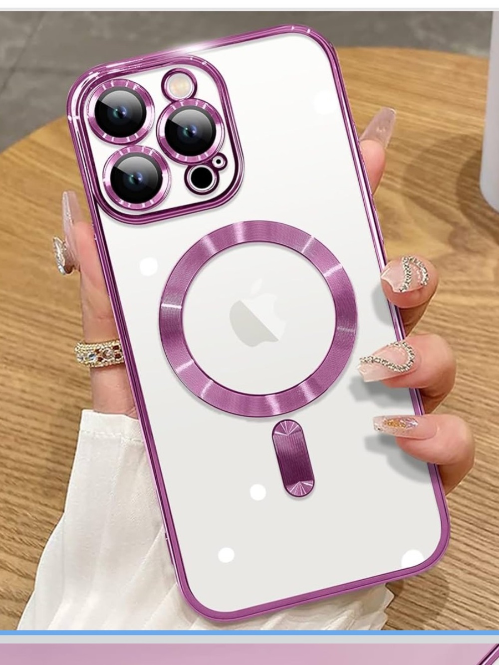 ZIYE Magnetic Case Made for iPhone 16 Pro Max 6.9 Inch MagSafe Pink